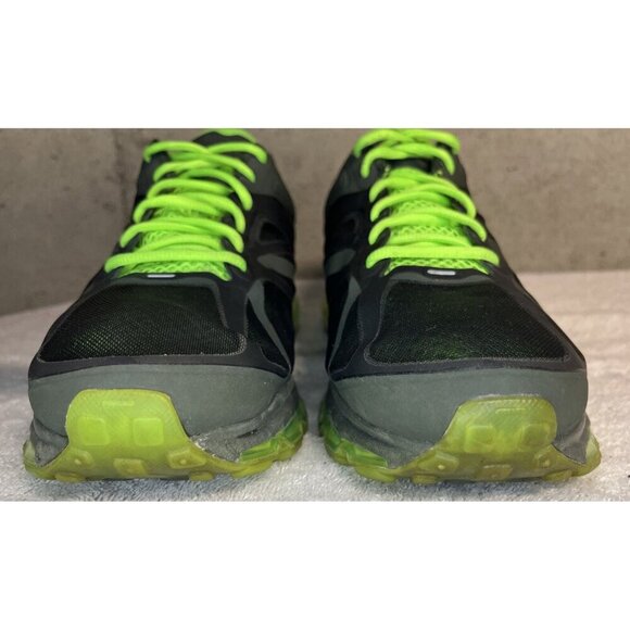 Nike Air Max+ 2012 Men’s Size 13- Sequoia Metallic Silver-electric Green Shoes main image 5
